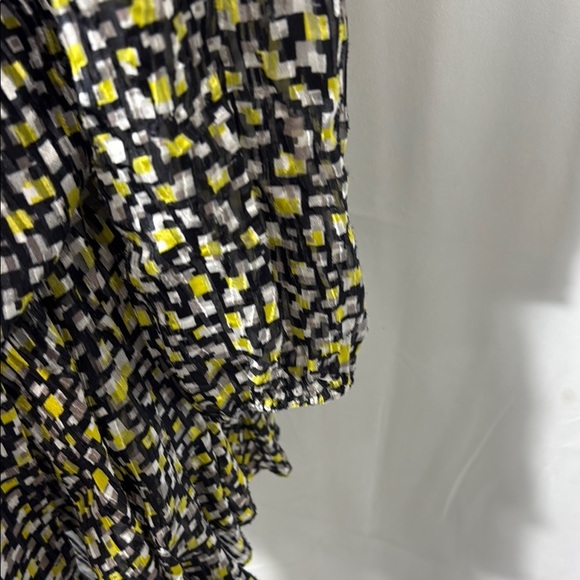 Alice + Olivia Silk Blend Long Sleeve Belted Mini Dress Size 0 - Picture 6 of 13